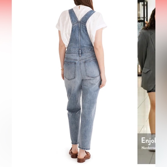 Madewell Straight-Leg Overalls Size XS - Picture 2 of 8